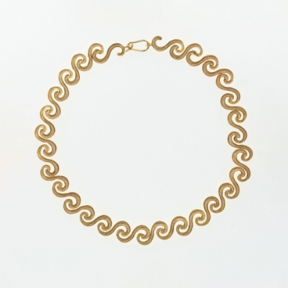 Εικόνα της Χρυσό K14 Κολιέ Αρχαϊκού Ύφους