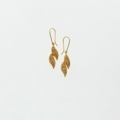 Εικόνα της Χρυσά K14 Σκουλαρίκια Αρχαϊκού Ύφους