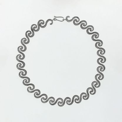 Εικόνα της Ασημένιο Κολιέ Αρχαϊκού Ύφους